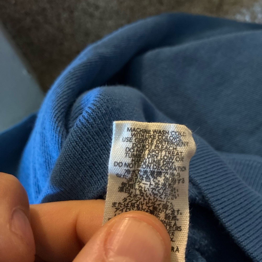 THE GREAT. Blue Smooth Sailin' Graphic Sweatshirt - Picture 3 of 3